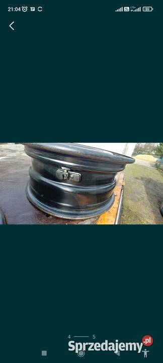 Felgi 15 5x108 z czujnikami Renault stalowe kujawsko-pomorskie Więcbork