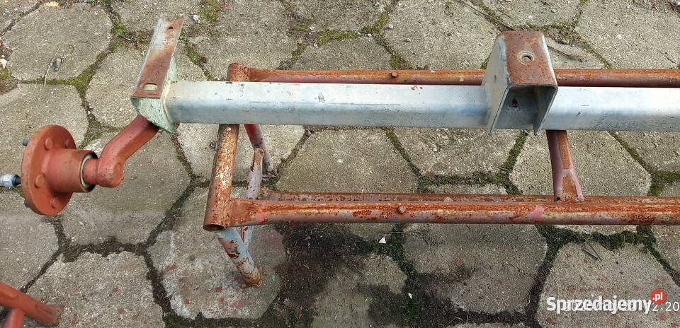 Oś skrętna do przyczepy kempingowejtowarowej Resko