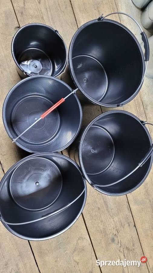 WIADRO BUDOWLANE GOSPODARCZE WIADERKO CZARNE 5 małopolskie Kraków