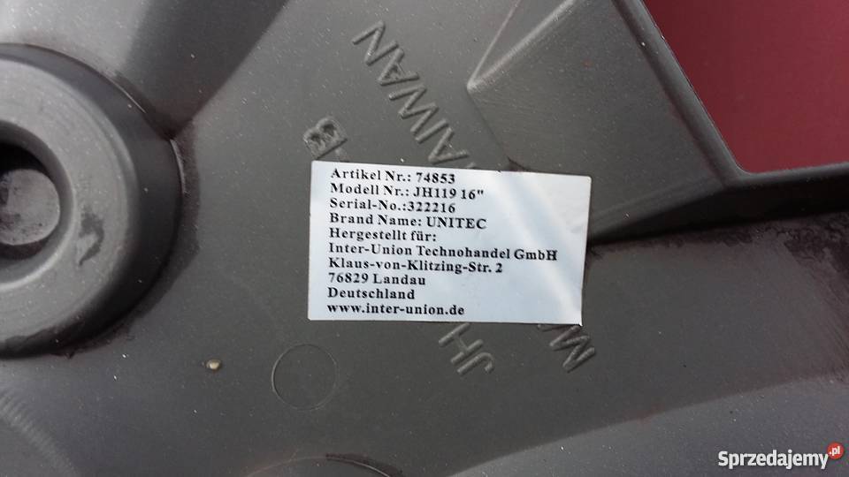Kołpak uniwersalny Unitec 16 osobowe Pozostałe Marki