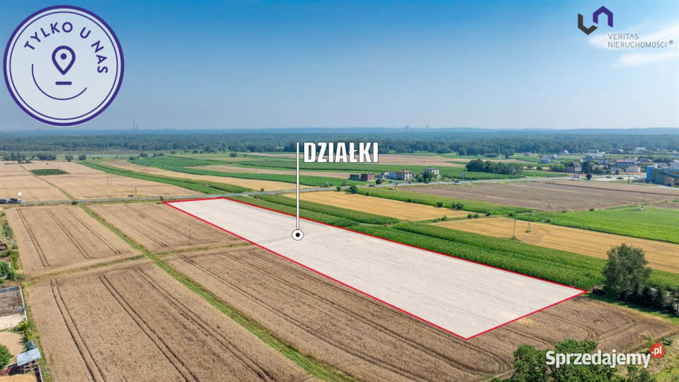 Działkę sprzedam 1007m2 Paniówki Zwycięstwa 1007m2