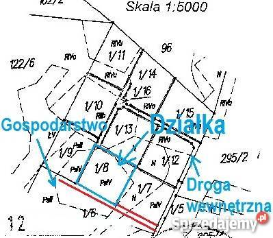 Działka na Mazurach Jeziorem Leleskim i Gromskim 3011m2 warmińsko-mazurskie sprzedam