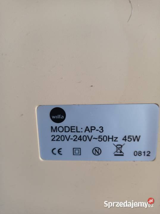 Odświeżacz powietrza Wilfa AP3 Pozostałe Lublin
