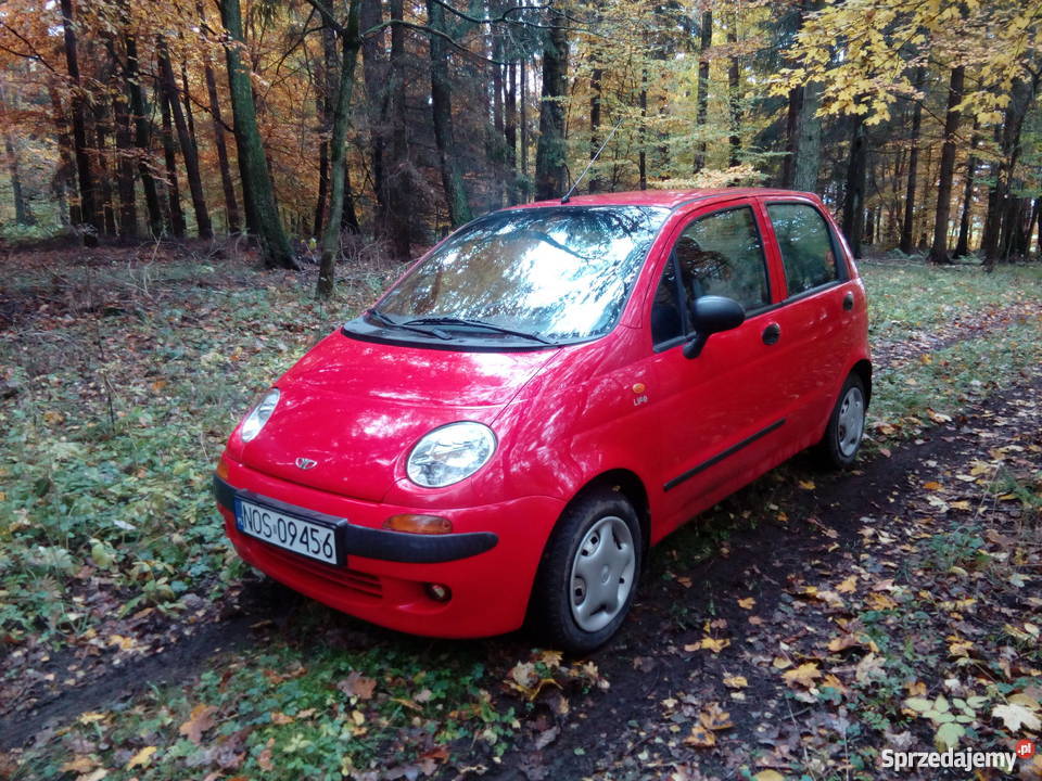 Daewoo Matiz stan Nowe opony zimowe światła przeciwmgielne Miłakowo