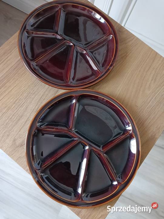 Talerze kabarety ceramiczne Zastawa stołowa Limanowa sprzedam
