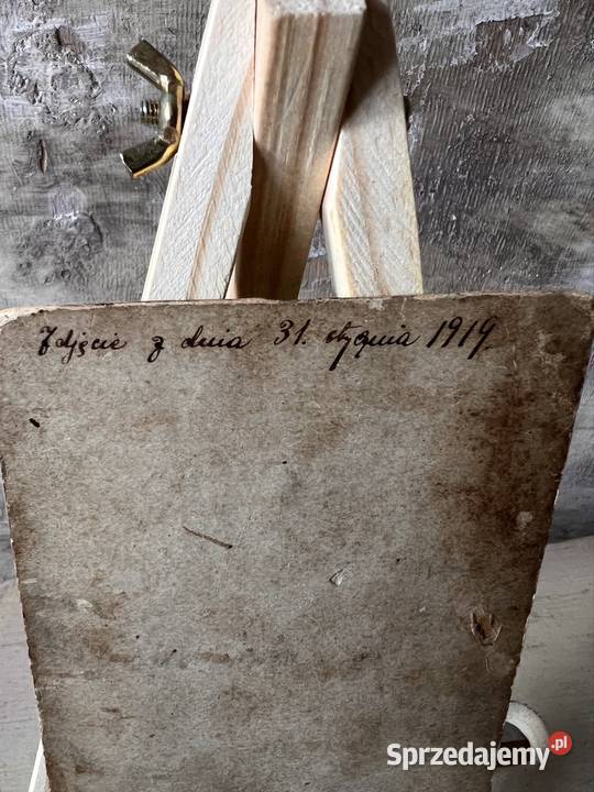 Stara fotografia 1919r śląskie Bytom