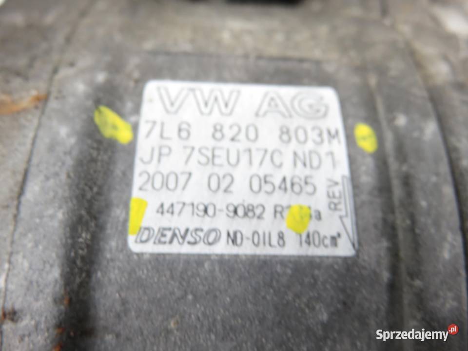 KOMPRESOR KLIMATYZACJI AUDI Q7 4L 30 TDI Kompresory klimatyzacji