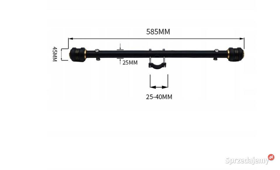 Stelaż motocyklowy pod halogeny lightbary metal Sosnowiec