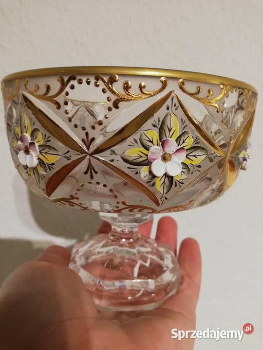 Szkło kryształ sygnowane Weidensteiner Porcelana i szkło Ropa