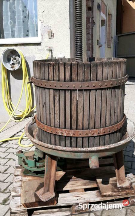 Prasa do owoców winogron jabłek 250L nie Gastronomia Szafarnia