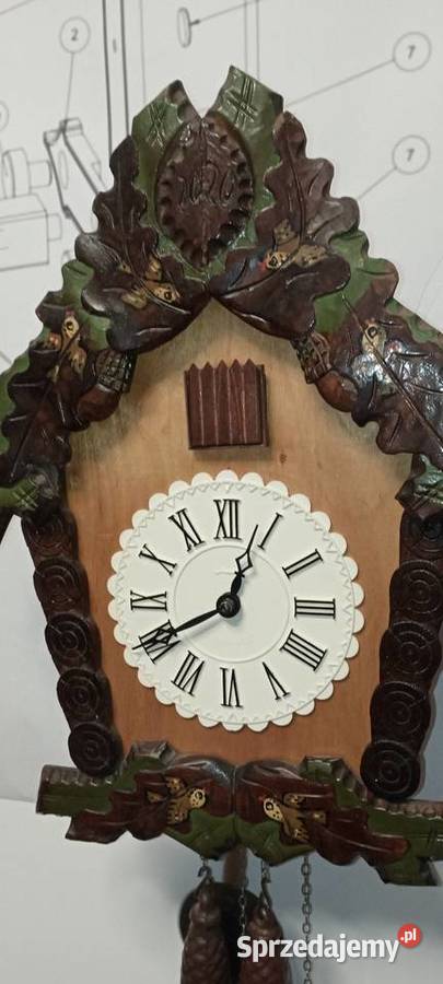 Zegar z kukułka Majak na prezent Żary