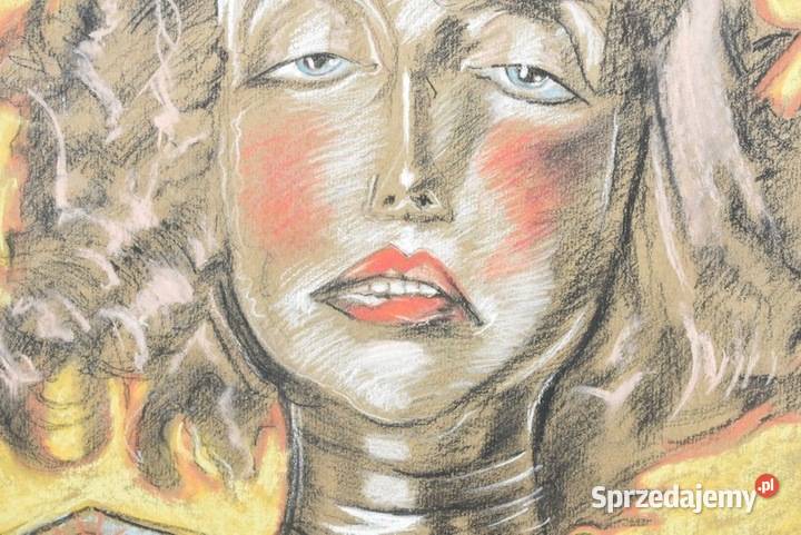 Ignacy Witkiewicz Witkacy 19 Pastel Stary Obraz Kraków sprzedam