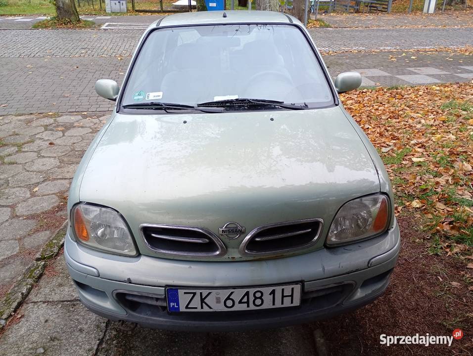 Sprzedam samochód osobowy Nissan Micra 2002r kupiony w Polsce zachodniopomorskie Koszalin