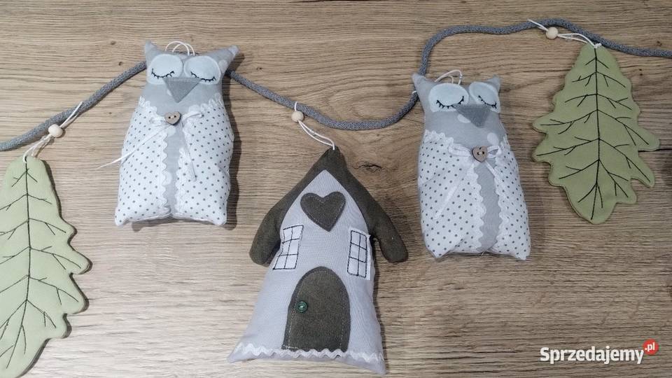 Girlanda jesienna dekoracja do salonu handmade Rybnik