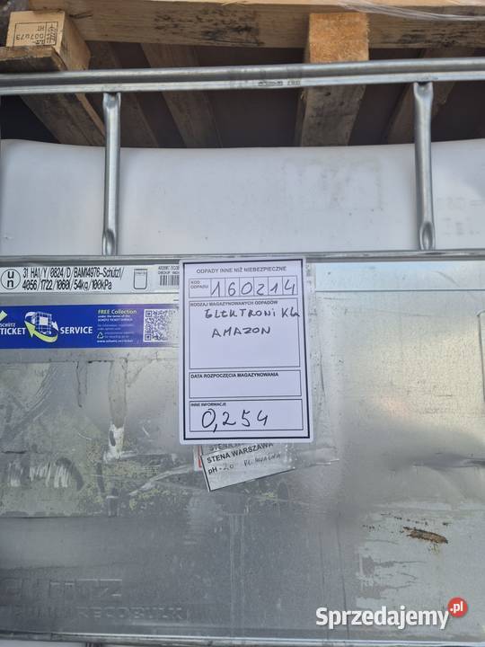Elektronika Mix palet Amazon Utylizacja Warszawa sprzedam