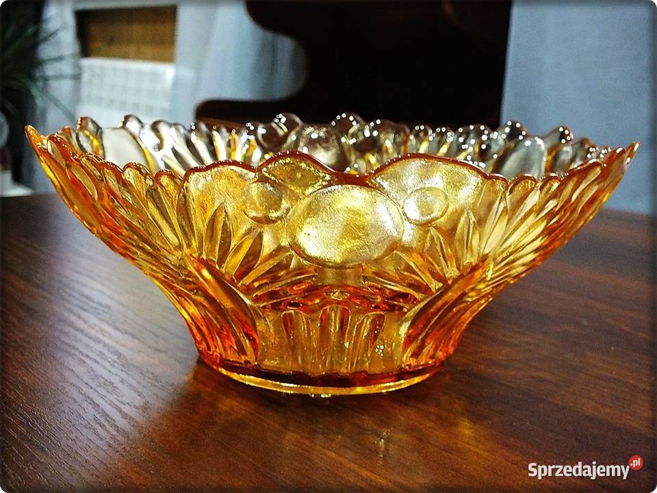Stara Patera Misa szklana Salatera Carnival Żary sprzedam