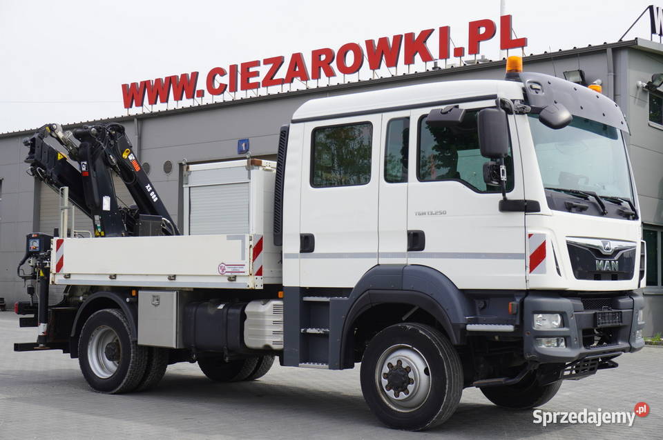 MAN TGM 13250 4x4 HDS pilot 160 kabina Kraków
