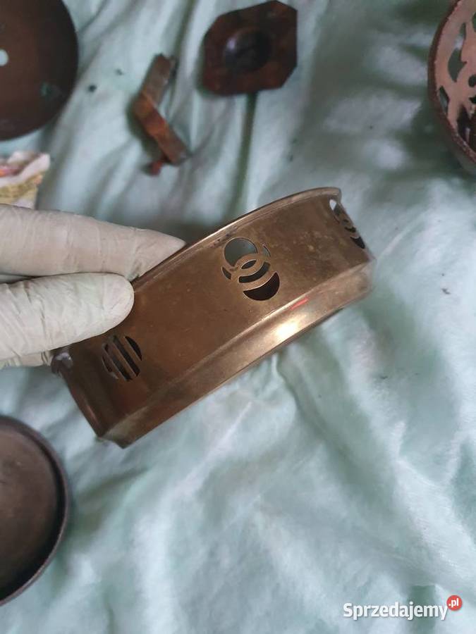 Podstawa lampy znicza podgrzewacz mosiężny mazowieckie Warszawa sprzedam