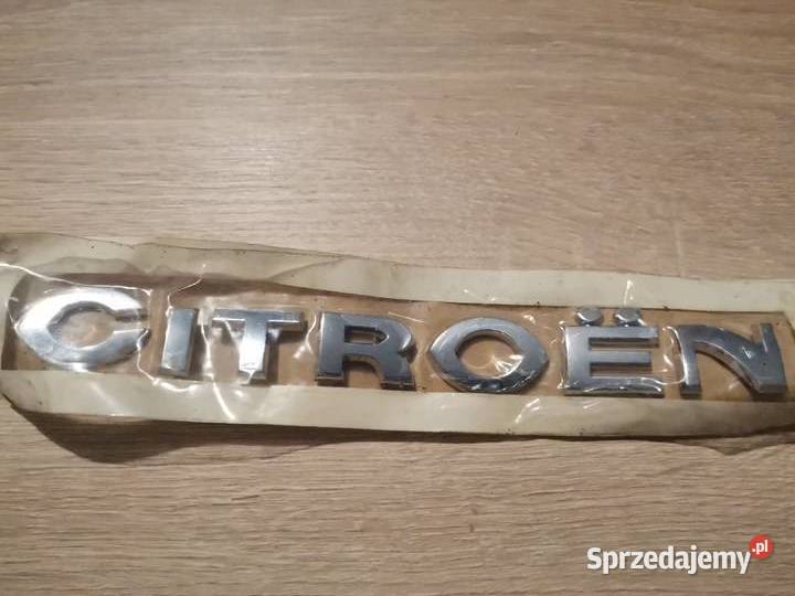 CITROEN C4 PICASSO EMBLEMAT LOGO KLAPY TYŁ wielkopolskie