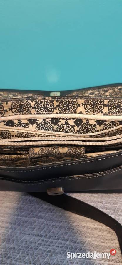 Torebka czarna skórzana Na ramię  Wrocław