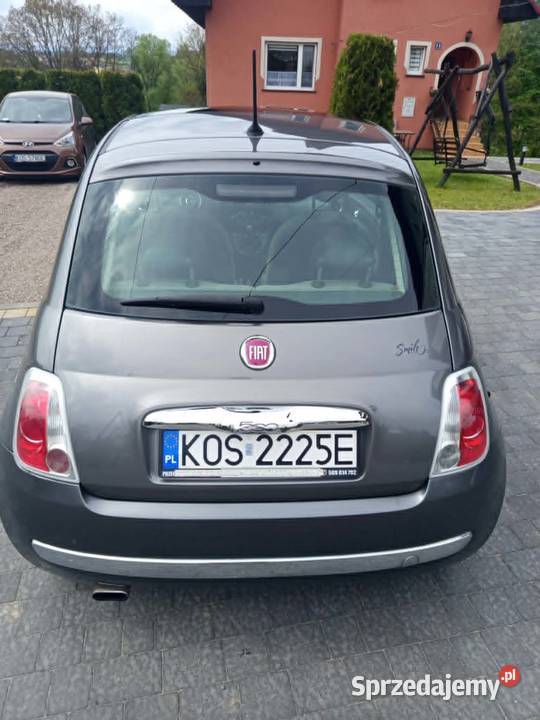 Fiat 500 12 Lounge 2013 małopolskie Polanka Wielka