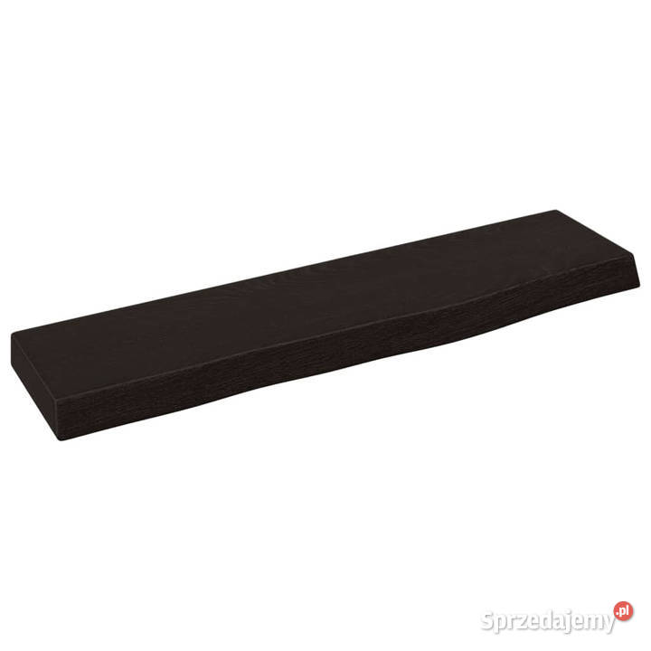 Półka ciemnobrązowa 40x10x2 wykończone lite Warszawa