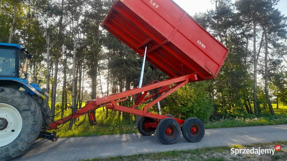 Przyczepa Gubi tandem rolnicza wysokiego Lubień Kujawski
