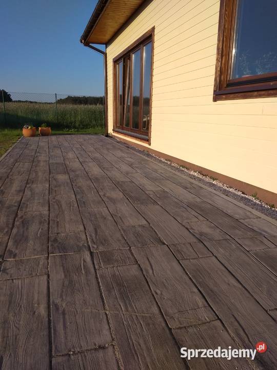 Deski Betonowe Płyta Tarasowa Betonowe Drewno Poznań sprzedam