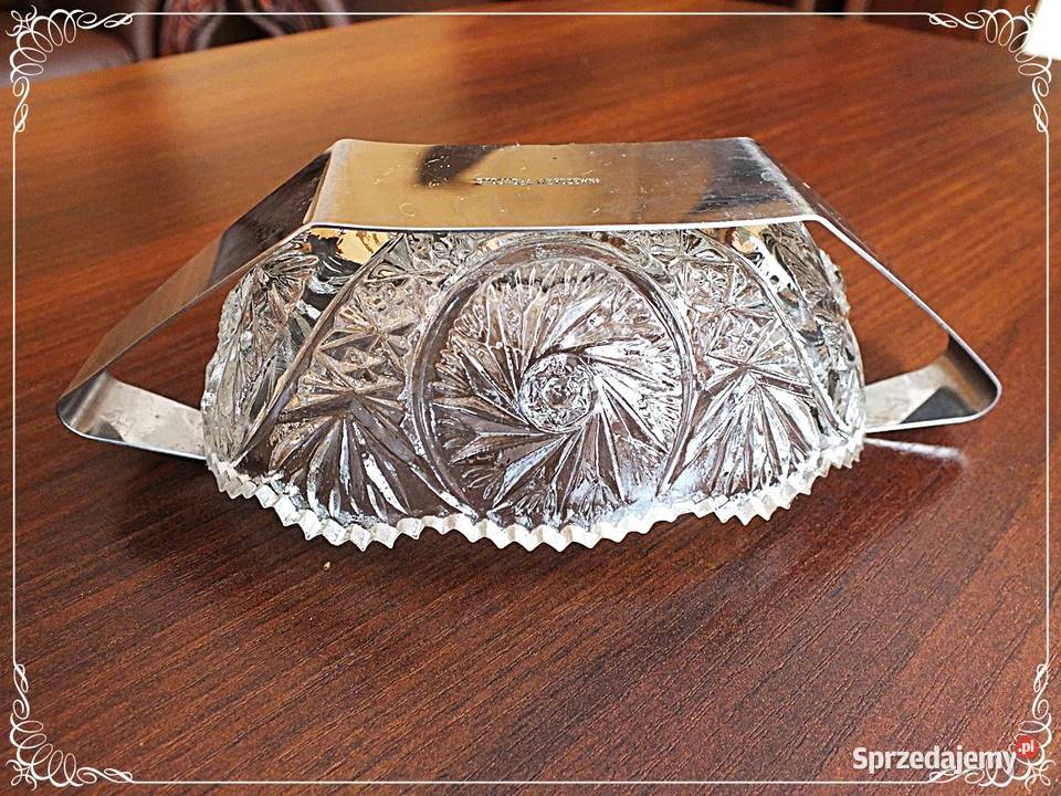 Żardiniera Stojadła Nierdzewneszklana miseczka Żary