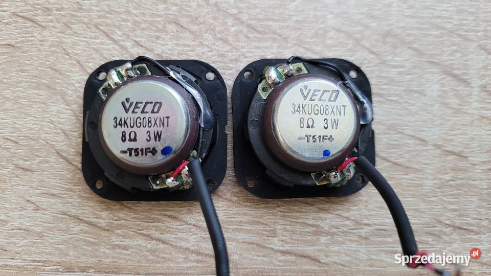 Głośniki VECO 3W 8Ohm 1 13 34 34mm 26mm łódzkie Łódź sprzedam