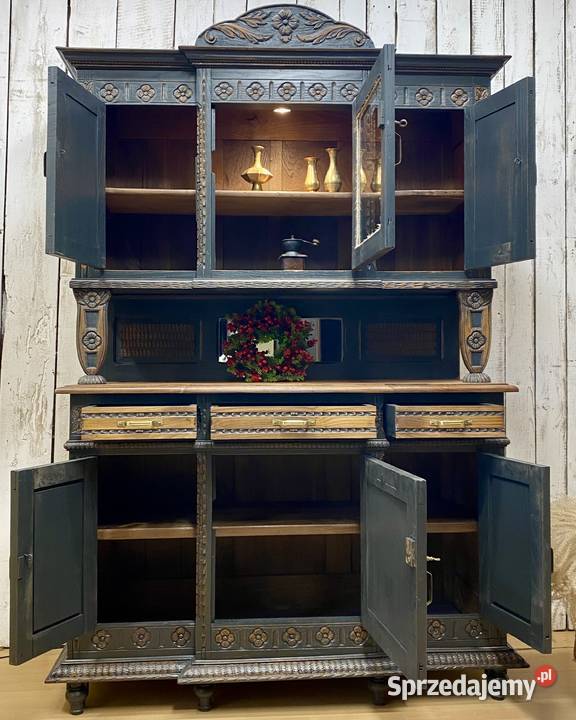 Kredens Bretoński odnowiony dąb Francja II pół Warszawa