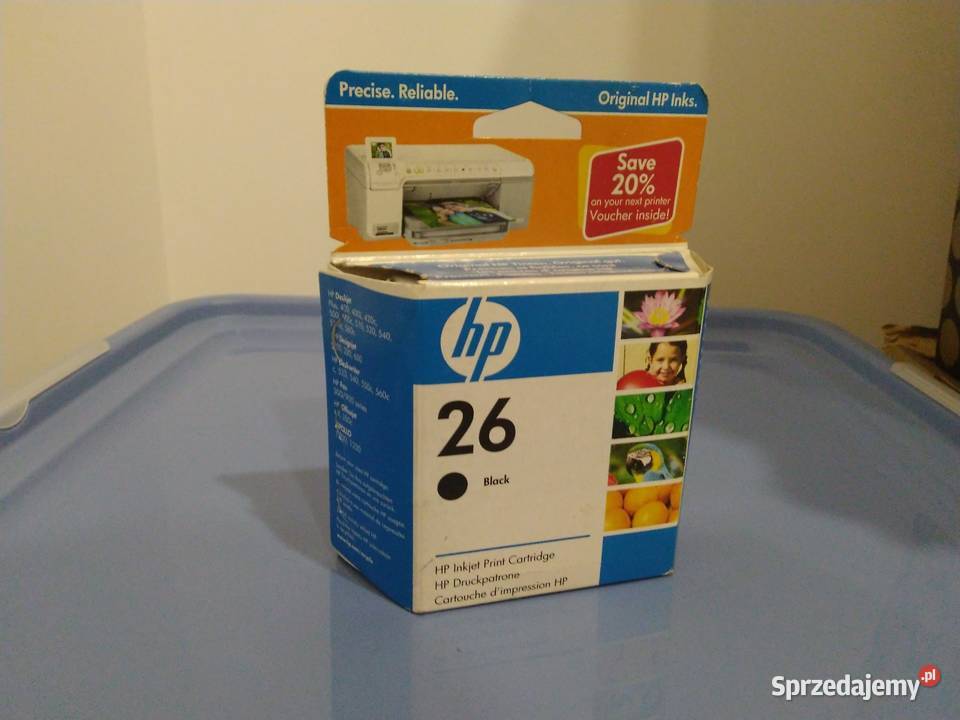 HP 26 tuszy oryginalny czarny 51626 AE podkarpackie Przemyśl sprzedam