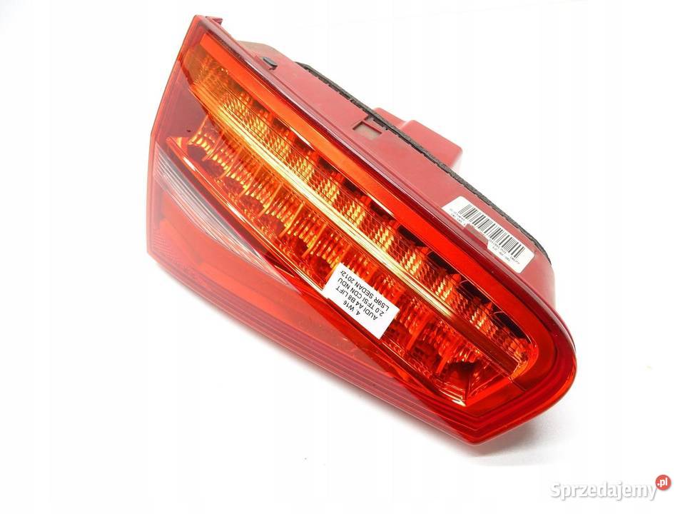 LAMPA LEWA LEWY TYŁ TYLNA W KLAPE LED AUDI A4 B8 osobowe