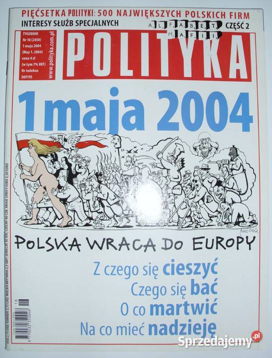Unikat Pierwsze wydanie w Unii Eur Polityka 18 mazowieckie