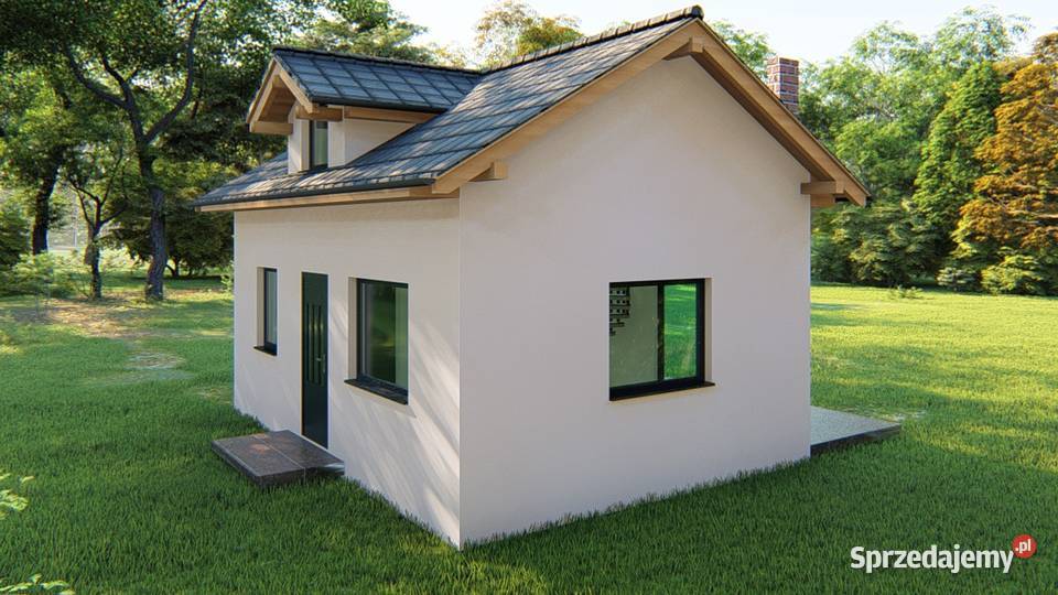 Projekt domu ZG51 na zgłoszenie 5m na ROD Sosnowiec