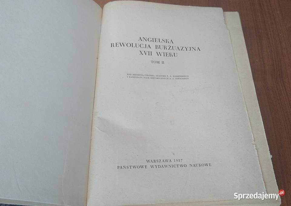 Angielska Rewolucja Burżuazyjna XVII Wieku t 2 Gdańsk