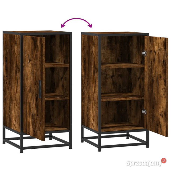 Szafka przydymiony dąb 355x35x76 materiał Warszawa