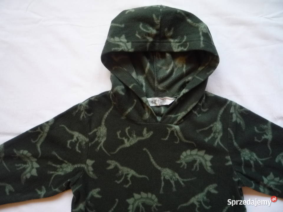 HM r 98104 Bluza polarowa zielona z kapturem w Szczecin