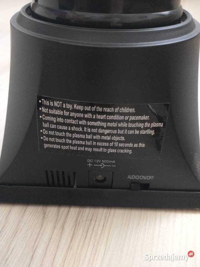 Kula świetlna z indukcją dotykową kula plazmowa Wodzisław Śląski