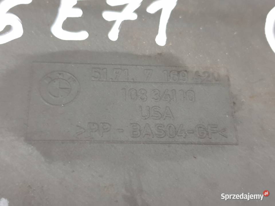 BMW X6 E71 PRAWA ŚCIANA GRODZIOWA 7169420 lubelskie Rudka