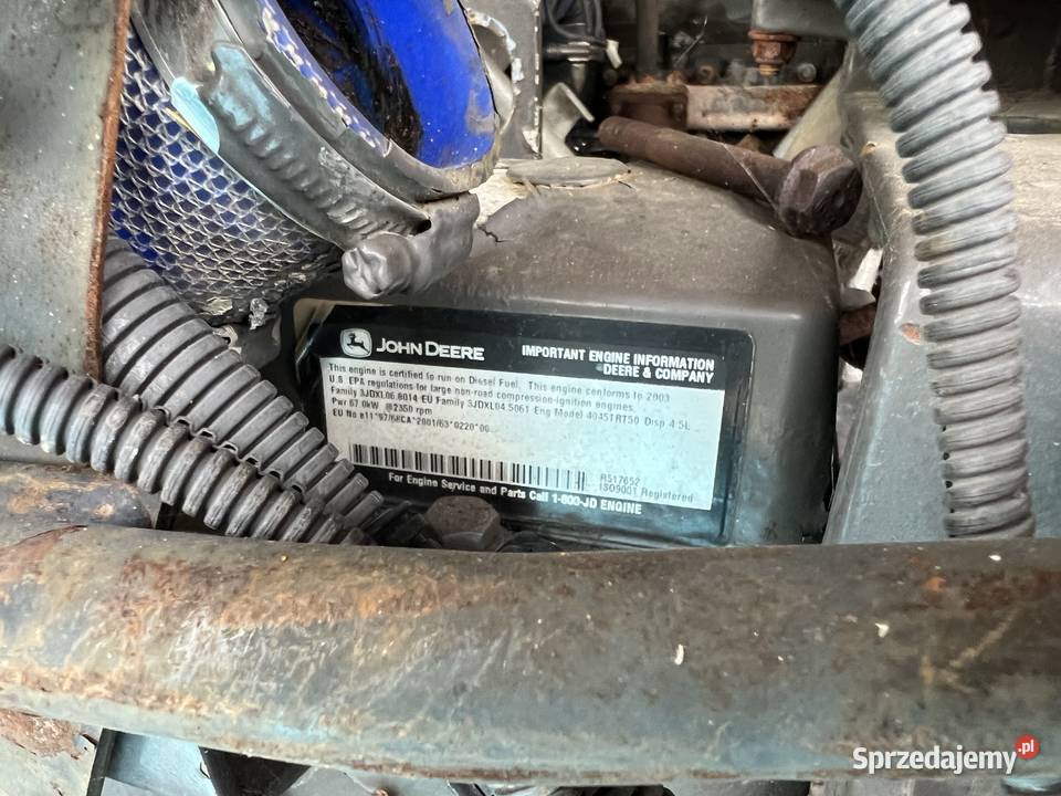 Silnik John deere 4045TRT50 blok renault Silnik i osprzęt Turek