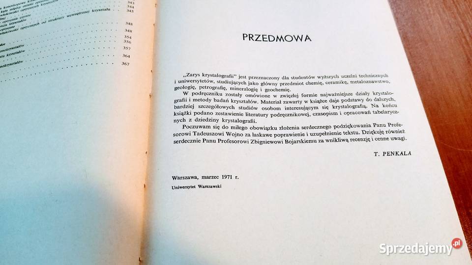 Zarys krystalografii  Tadeusz Penkala twarda pomorskie Gdańsk