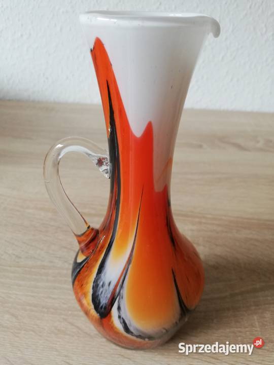 Szklany stylowy wazon Gorlice