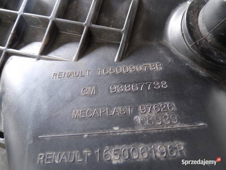 OBUDOWA FILTRA POWIETRZA OPEL VIVARO B 16 dCi osobowe Wyposażenie wnętrza