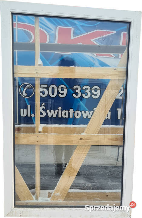 OKNO KacprzaK 97x151 FIX OKNA Używane TRAPEZ Lublin