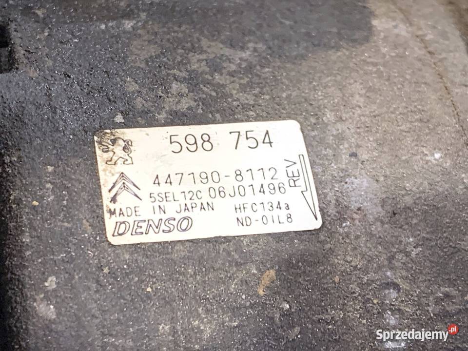 SPRĘŻARKA KLIMATYZACJI PEUGEOT 308 I 4471908112