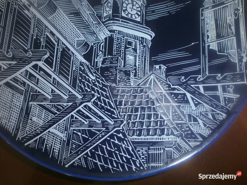 Kolekcjonerski talerz naścienny Echt Zielona Góra