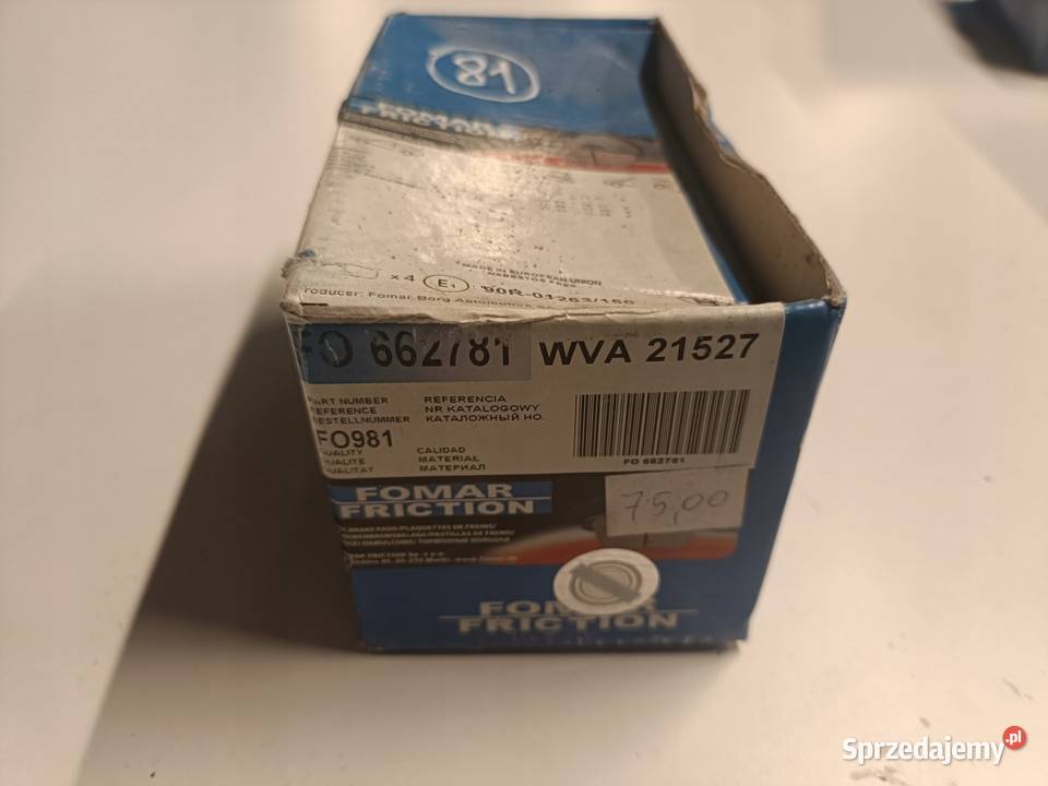 KLOCKI HAMULCOWE Nissan 200SX 240SX PRZEDNIE Rudka