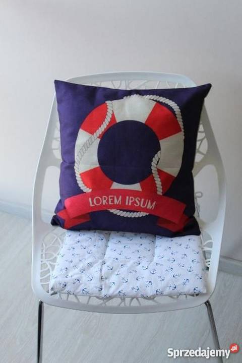 Poduszki dekoracyjne z motywem morskim Dekoracje i ozdoby Gdańsk