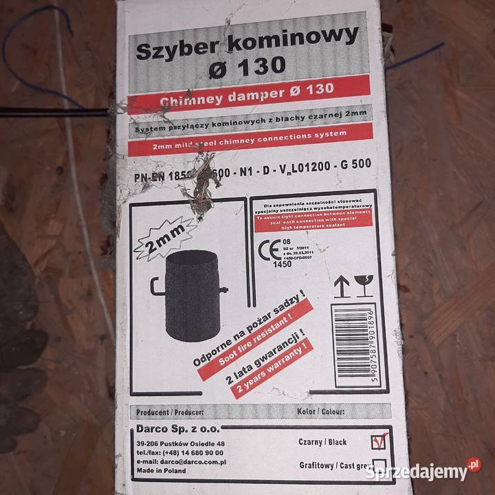 szyber do kominka nowy nie zakladany